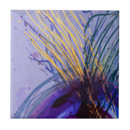 De Cerâmica Abstrato Splatter Azulejo cerâmico