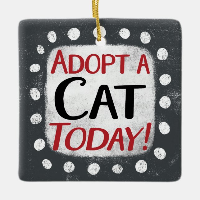 De Cerâmica Adotar Um Ornamento Hoje (Frente)