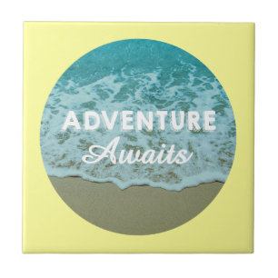 De Cerâmica Adventure Aguarda Azulejo