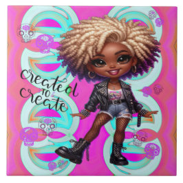 De Cerâmica Afropunk Criado A Criar O Azulejo Cerâmico