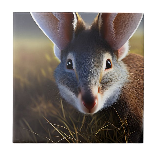 De Cerâmica Alerta Bilby australiano, Azulejo cerâmico (Frente)