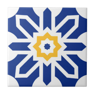 De Cerâmica Alhambra azulejo flores laranja azuis