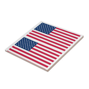 De Cerâmica American Flags Azulejo EUA