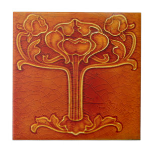 De Cerâmica AN005 Art Nouveau Reproduction Antique Azulejo