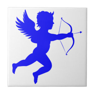 De Cerâmica Angel Small (4,25" x 4,25") Azulejo fotográfico c
