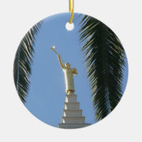 Anjo Moroni - Ornamento Cerâmico