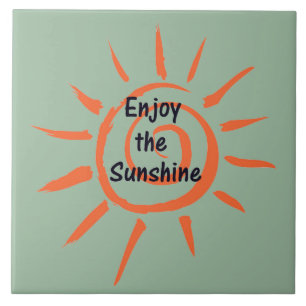 De Cerâmica Aproveite o grande Azulejo cerâmico sunshine