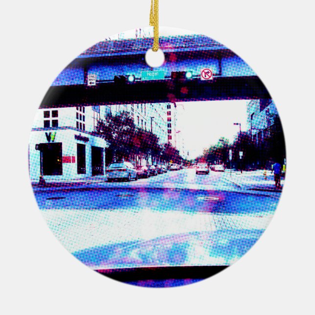 De Cerâmica Aproximando-se do Ornamento da Rua Hogan (Traseira)