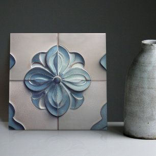 De Cerâmica Art Deco Lilly Wall Decor Art Nouveau Azulejo cerâ