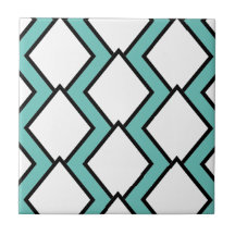 Art Deco White Diamouros Azulejo 2