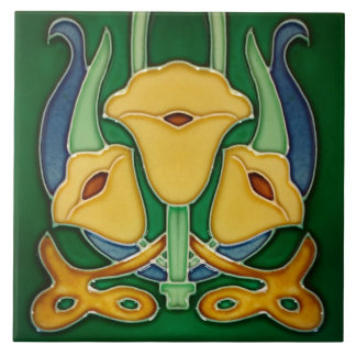 De Cerâmica Art Noucveau Lareira Parede Cerâmica, Azulejo