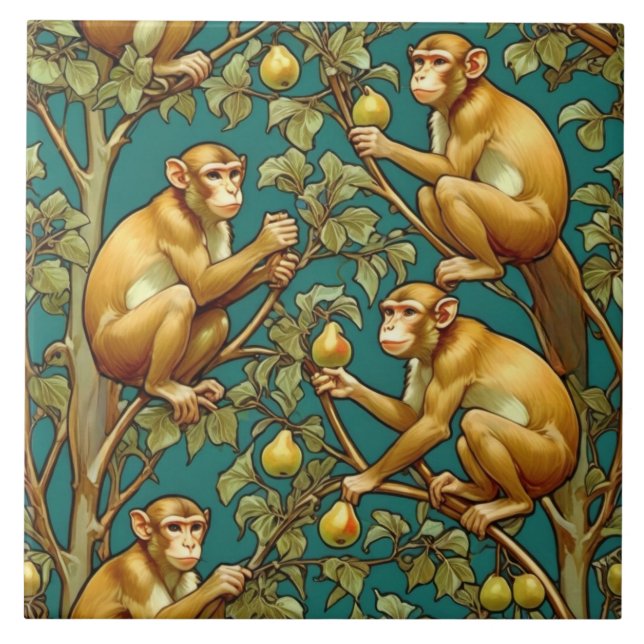 De Cerâmica Art Nouveau Azulejo Cerâmico Decorativo (Frente)