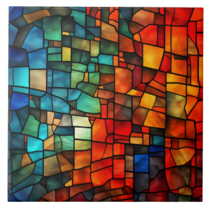 De Cerâmica Arte em Vidro Pintado Azulejo Cerâmico