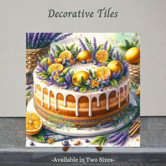 De Cerâmica Assar com tradição, Assar com amor, Azulejo grande (Italian inspired decorative tile. Perfect tile to display in the kitchen.)