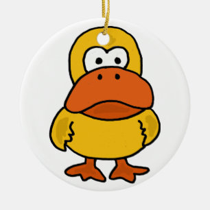 De Cerâmica AZ- ornamento irritado do pato