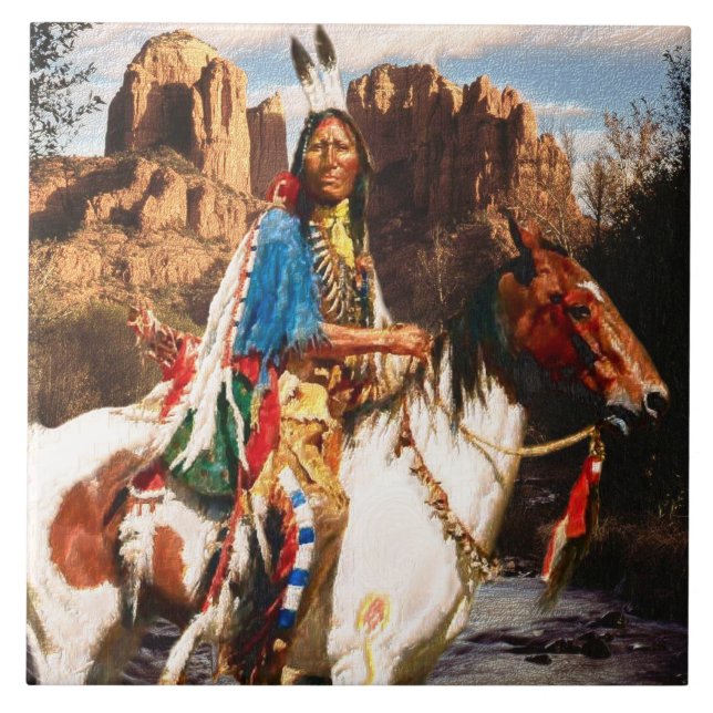 De Cerâmica Azulejo 1A indiano (Frente)