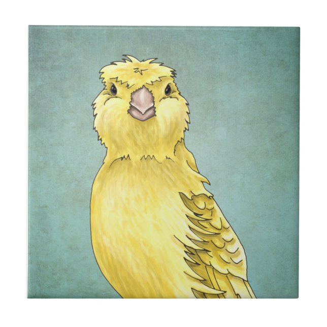 De Cerâmica Azulejo amarelo (Frente)