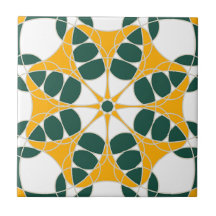 Azulejo Amarillo y Verde