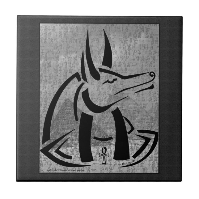 De Cerâmica Azulejo Anubis (Frente)