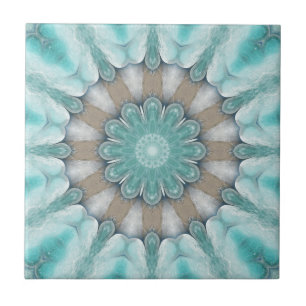 De Cerâmica Azulejo Aqua Geométrico Floral Beach Star Bathroom