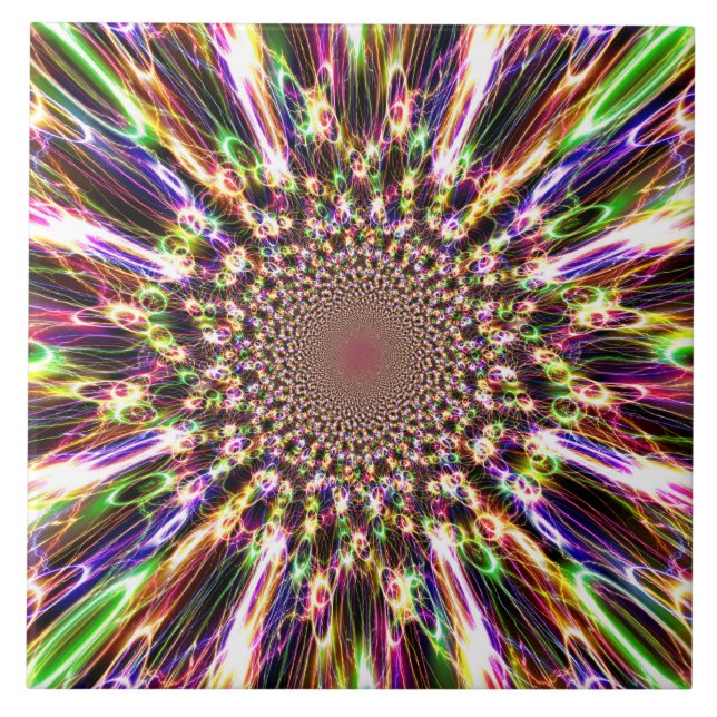 De Cerâmica Azulejo Arco-Íris Espetacular (Frente)