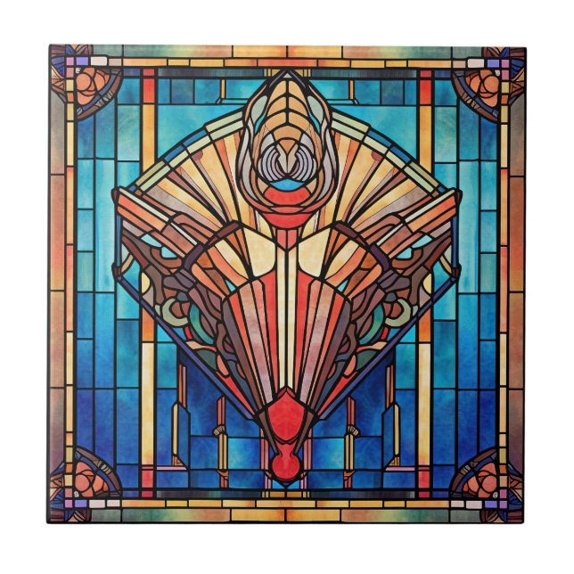 De Cerâmica Azulejo Art Déco (Frente)