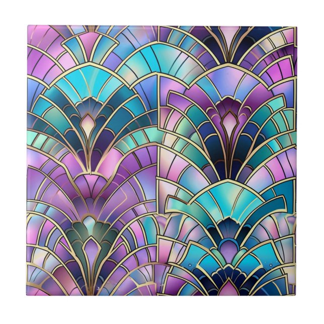 De Cerâmica Azulejo Art Deco (Frente)