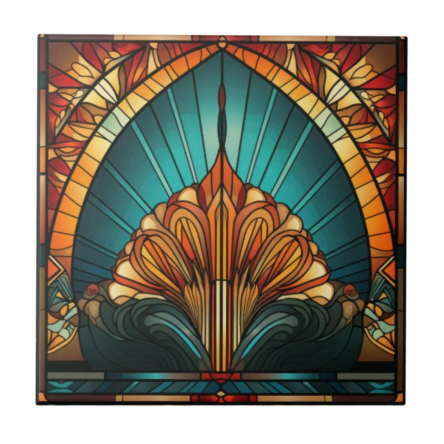 De Cerâmica Azulejo Art Déco (Frente)