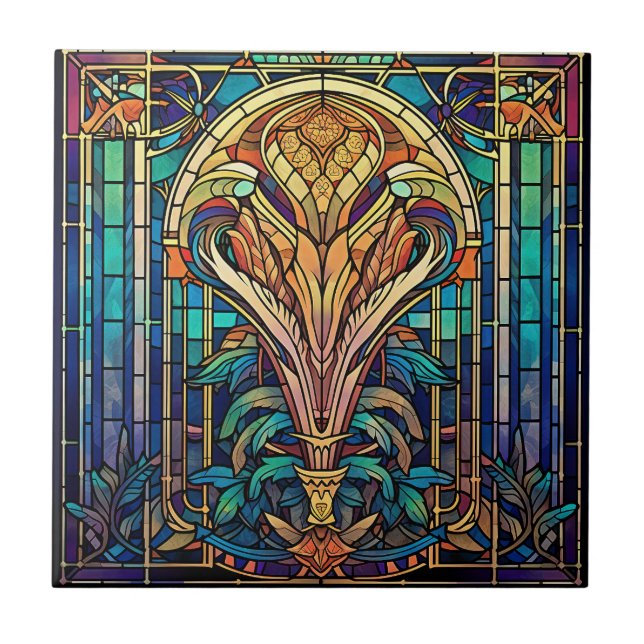 De Cerâmica Azulejo Art Déco (Frente)