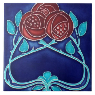 De Cerâmica Azulejo art nouveau estilo lareira decorativa