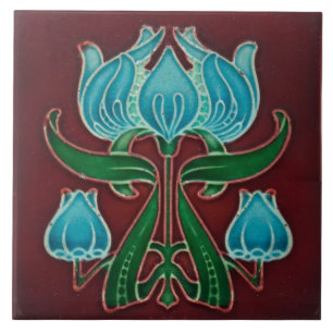 De Cerâmica Azulejo art nouveau estilo lareira decorativa