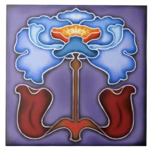 De Cerâmica Azulejo art nouveau estilo lareira decorativa