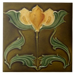 De Cerâmica Azulejo art nouveau estilo lareira decorativa