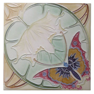 De Cerâmica Azulejo art nouveau estilo lareira decorativa
