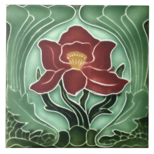 De Cerâmica Azulejo art nouveau estilo lareira decorativa