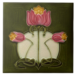 De Cerâmica Azulejo art nouveau estilo lareira decorativa