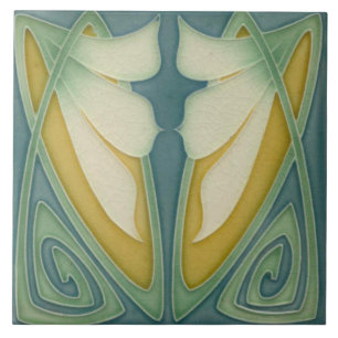 De Cerâmica Azulejo art nouveau estilo lareira decorativa