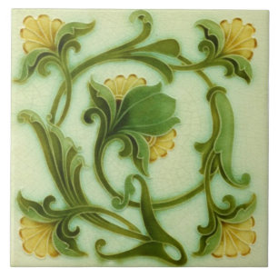 De Cerâmica Azulejo art nouveau estilo lareira decorativa