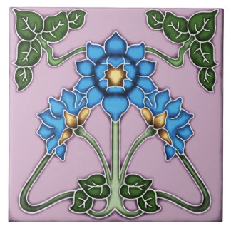 De Cerâmica Azulejo art nouveau estilo lareira decorativa