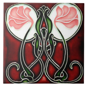 De Cerâmica Azulejo art nouveau estilo lareira decorativa