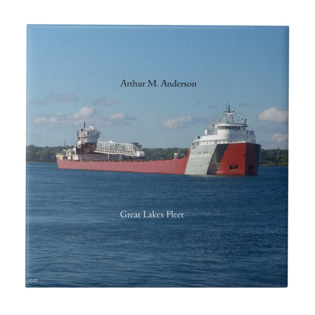 De Cerâmica Azulejo Arthur M. Anderson (Frente)