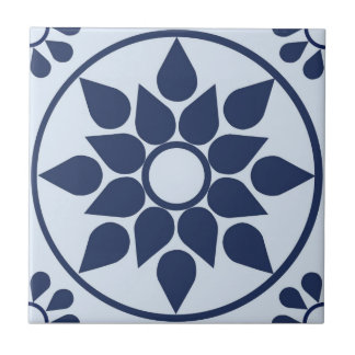 De Cerâmica Azulejo azul