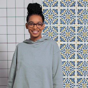 De Cerâmica Azulejo Azul Amarelo Moderno Português Lisboa