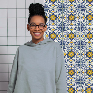 De Cerâmica Azulejo Azul Amarelo Moderno Português Lisboa