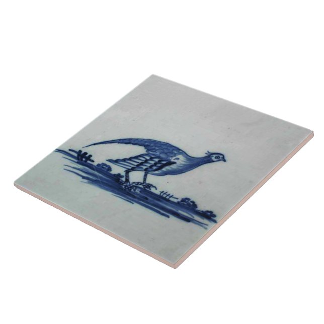 De Cerâmica Azulejo Azul Antecipado - Agrupamento na Grama (Lateral)