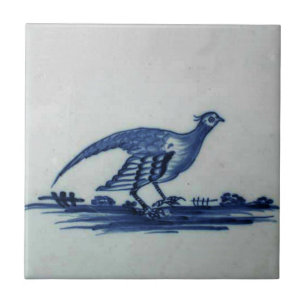 De Cerâmica Azulejo Azul Antecipado - Agrupamento na Grama