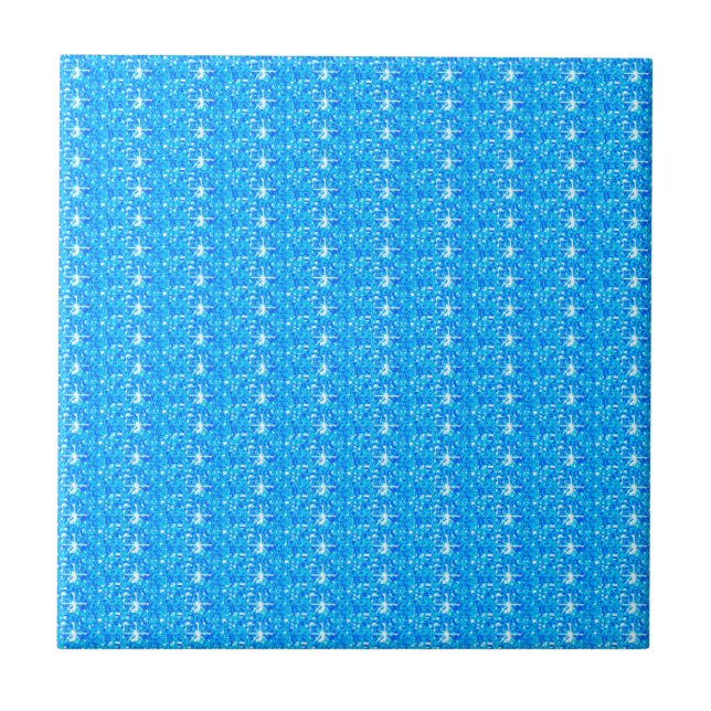 De Cerâmica Azulejo Azul-brilhante (Frente)