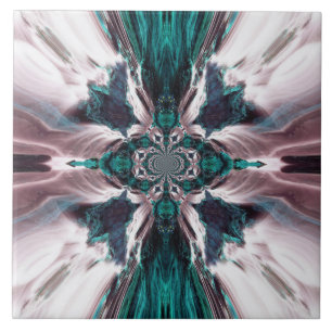 De Cerâmica Azulejo azul da cascata do oceano