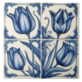 De Cerâmica Azulejo Azul E Branco Do Azulejo Delgado