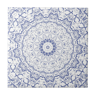 De Cerâmica Azulejo azul francês